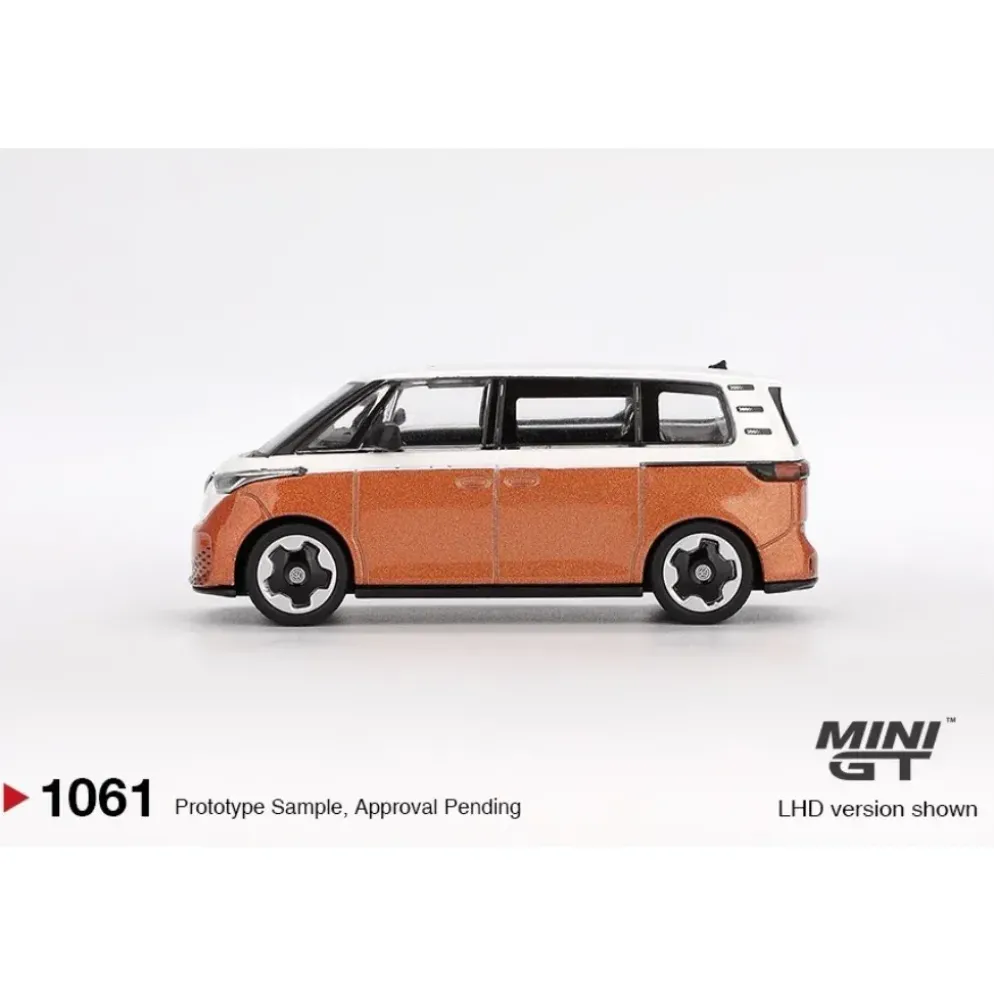 Volkswagen ID. Buzz - Vit / Orange - 1061 - Mini GT