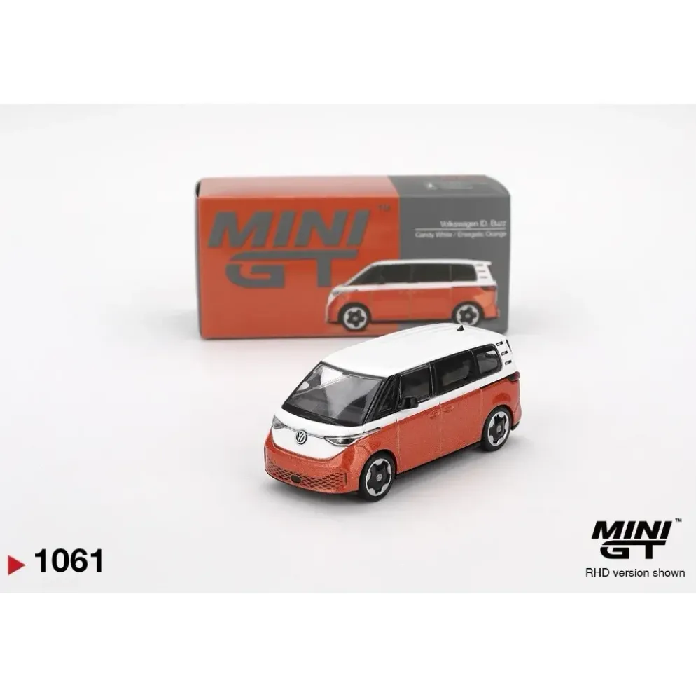 Volkswagen ID. Buzz - Vit / Orange - 1061 - Mini GT