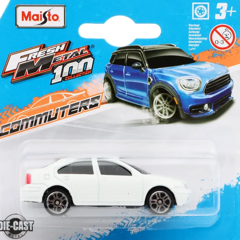 Volkswagen Jetta - 2000 - Vit - Maisto - 7 cm