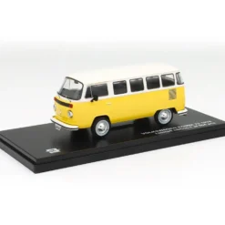 Volkswagen Kombi T2 - 1976 - Gul / Vit - Triple9 - 1:43