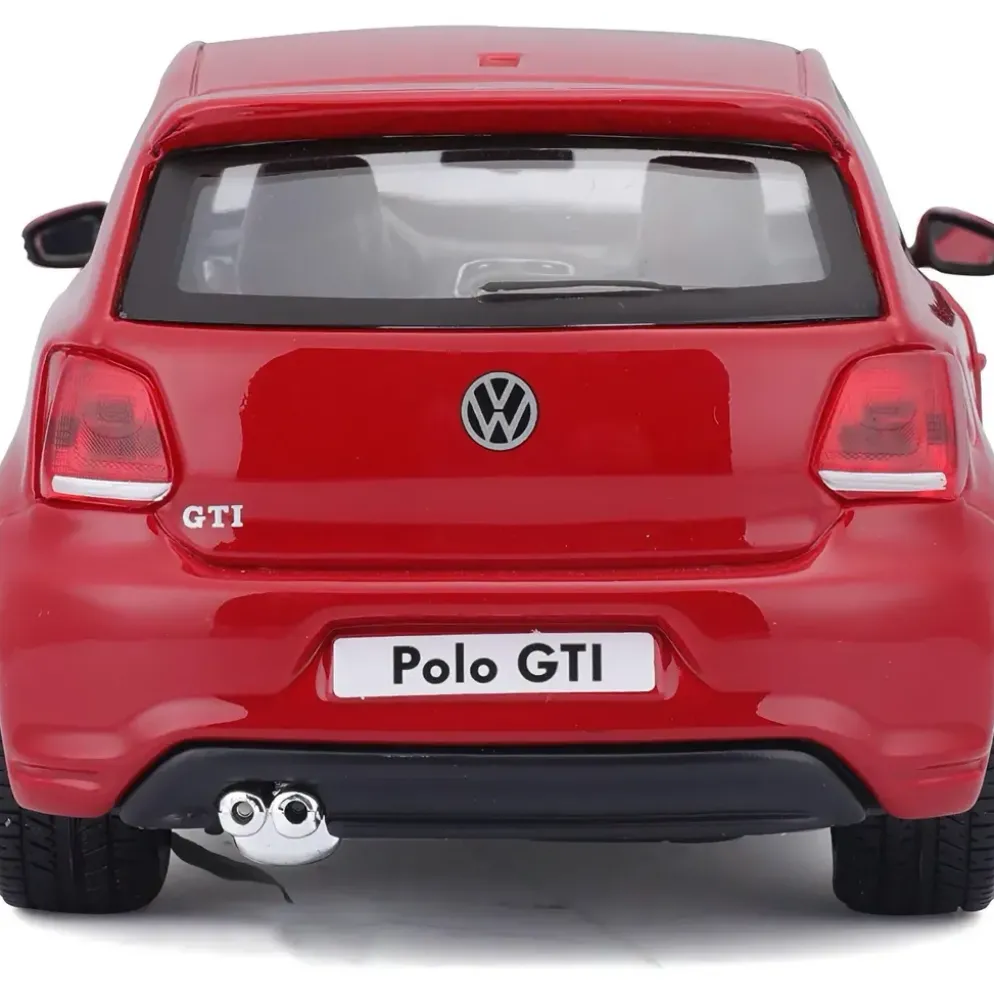 Volkswagen Polo GTI Mark 5 - Röd - Bburago - 1:24