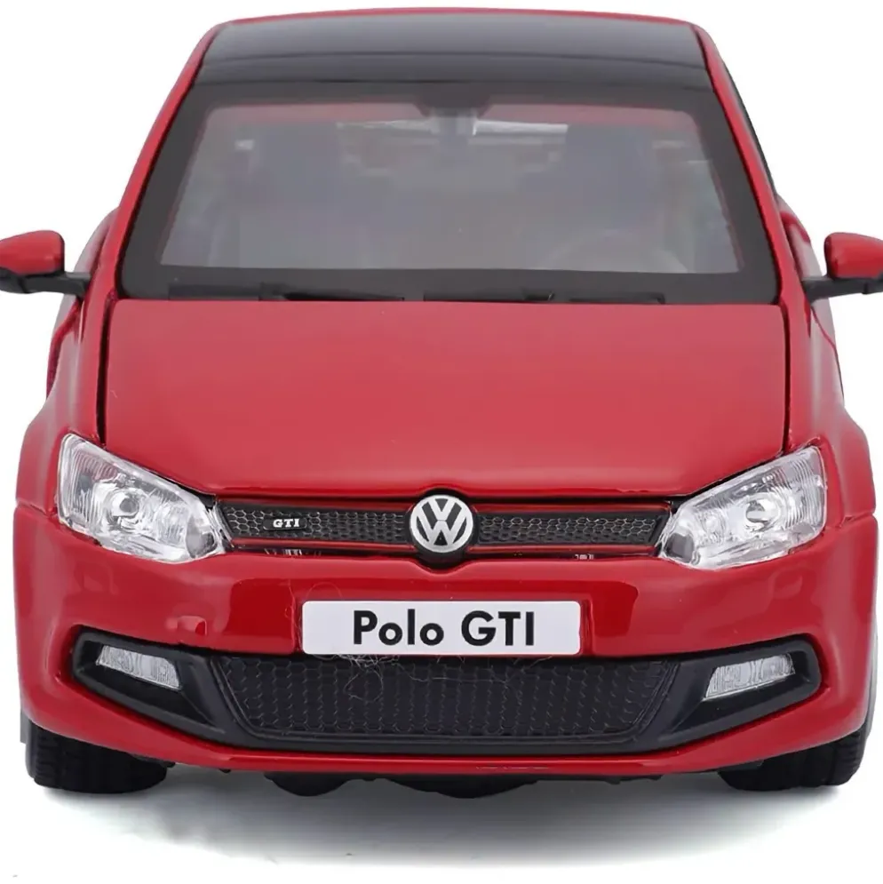 Volkswagen Polo GTI Mark 5 - Röd - Bburago - 1:24