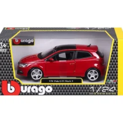 Volkswagen Polo GTI Mark 5 - Röd - Bburago - 1:24