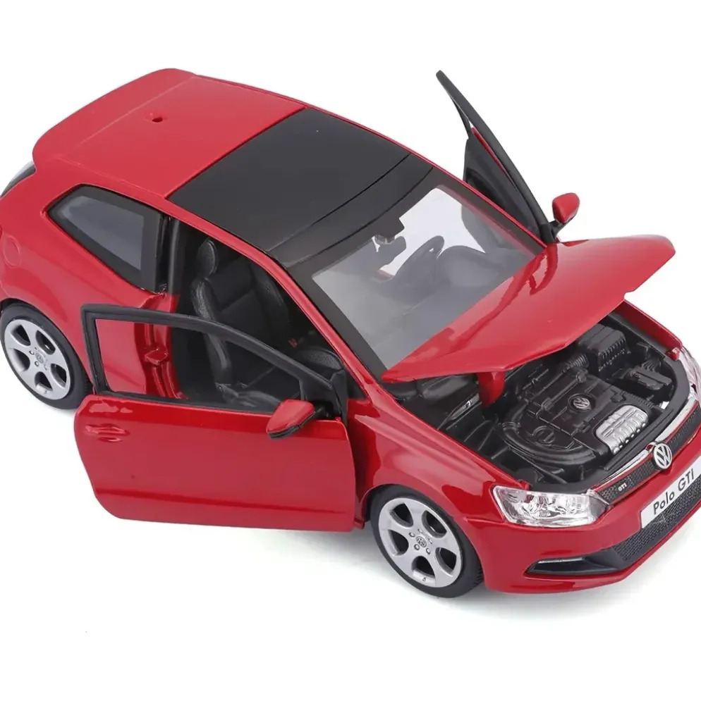 Volkswagen Polo GTI Mark 5 - Röd - Bburago - 1:24