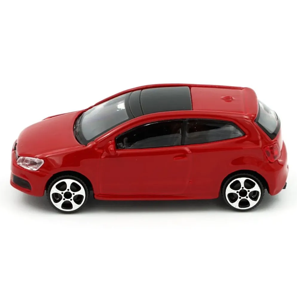 Volkswagen Polo GTI - 2010 - Röd - Bburago - 10 cm