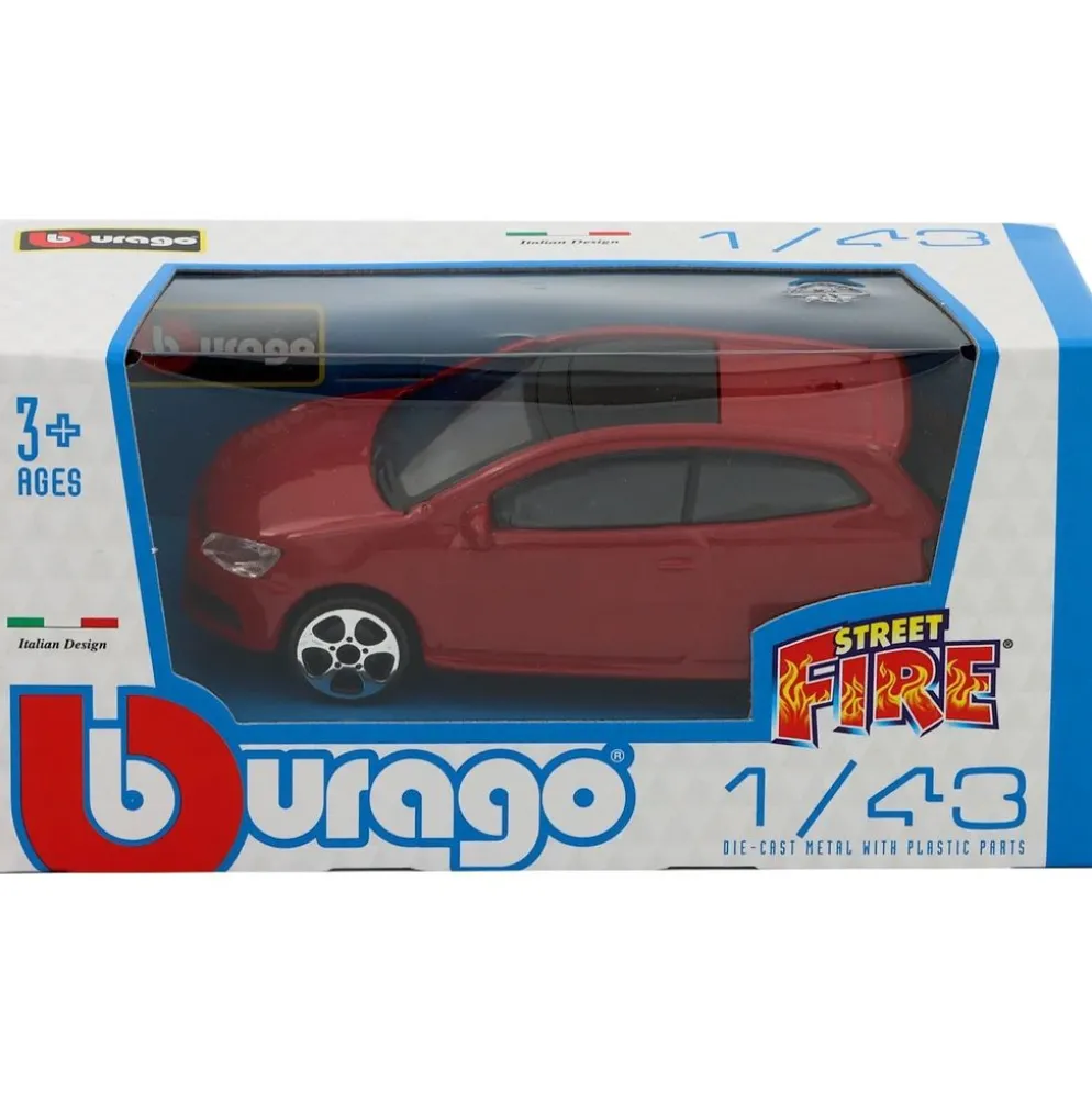 Volkswagen Polo GTI - 2010 - Röd - Bburago - 10 cm