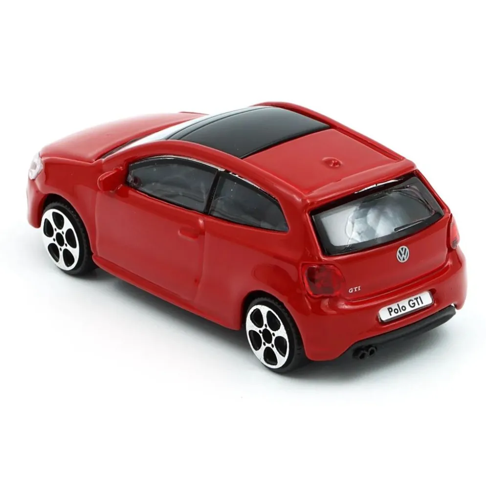 Volkswagen Polo GTI - 2010 - Röd - Bburago - 10 cm