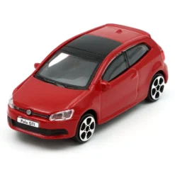 Volkswagen Polo GTI - 2010 - Röd - Bburago - 10 cm