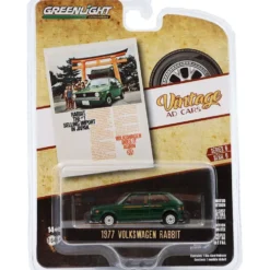 1977 Volkswagen Rabbit - Vintage Ad Cars - GreenLight 1:64