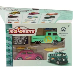 Volkswagen T1 + Beetle - Volkswagen The Originals - Majorette