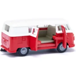 Volkswagen T1 Bus - Röd och Vit - 2361 - Siku - 1:50