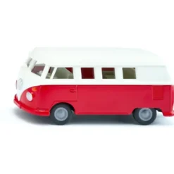Volkswagen T1 Bus - Röd och Vit - 2361 - Siku - 1:50