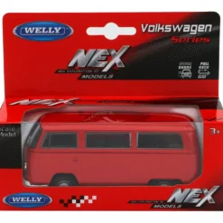 Volkswagen T2 Bus - 1972 - Röd - Welly - 11 cm