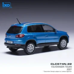Volkswagen Tiguan - 2007 - Blå - Ixo Models - 1:43