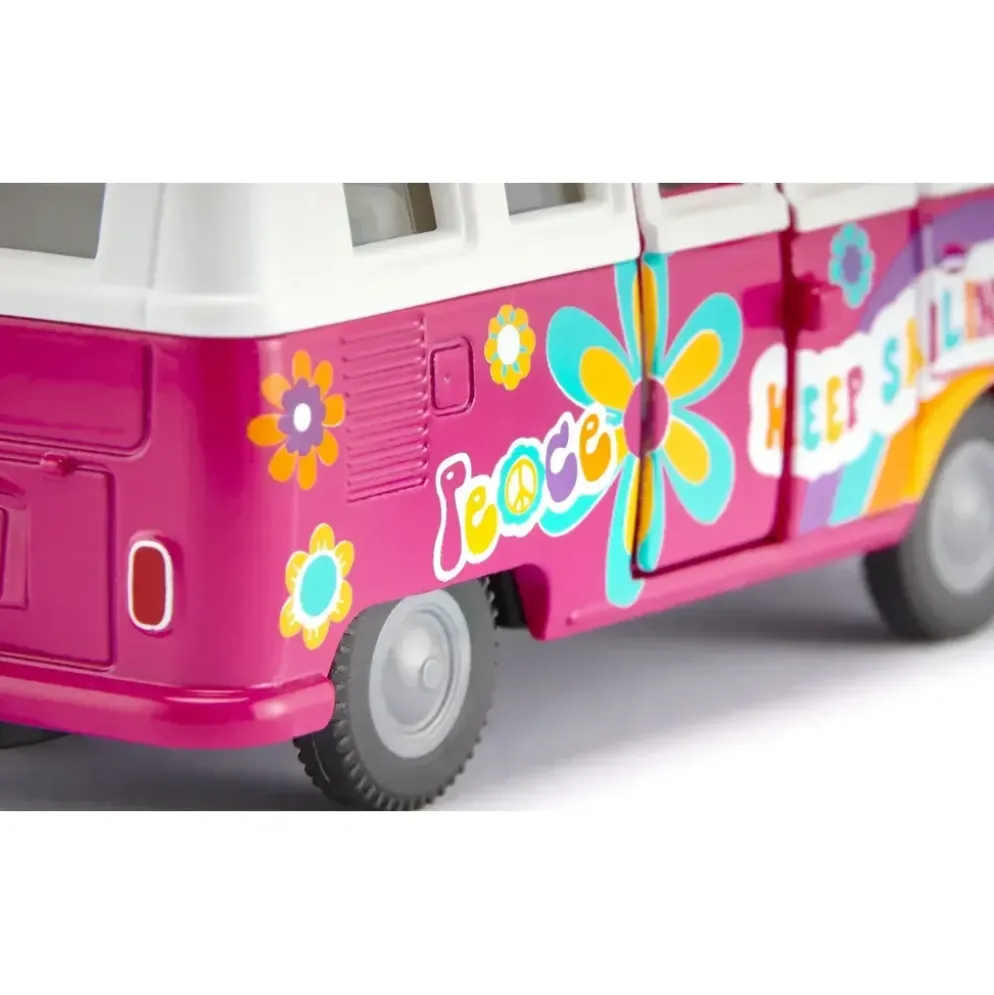 Volkswagen T1 Samba - Rosa - Siku - 9 cm