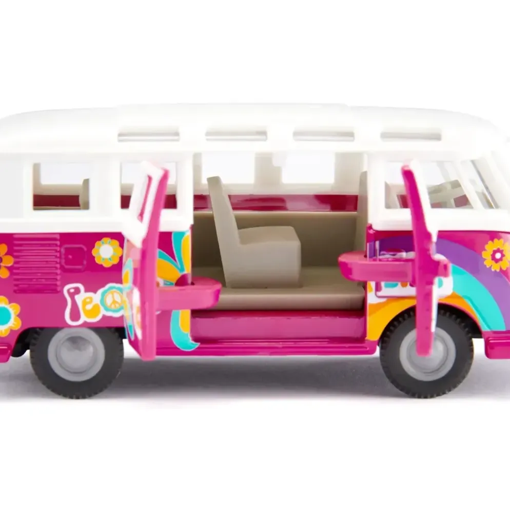 Volkswagen T1 Samba - Rosa - Siku - 9 cm
