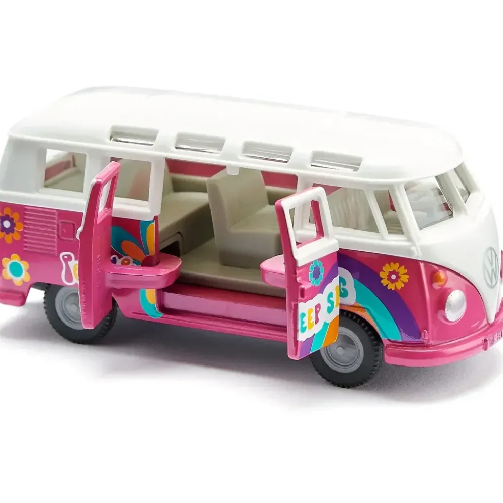 Volkswagen T1 Samba - Rosa - Siku - 9 cm