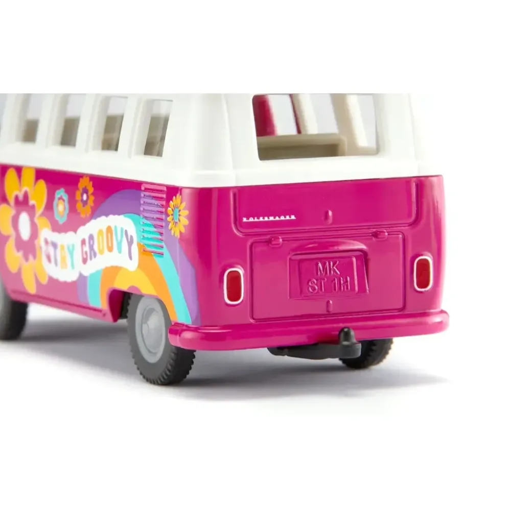 Volkswagen T1 Samba - Rosa - Siku - 9 cm