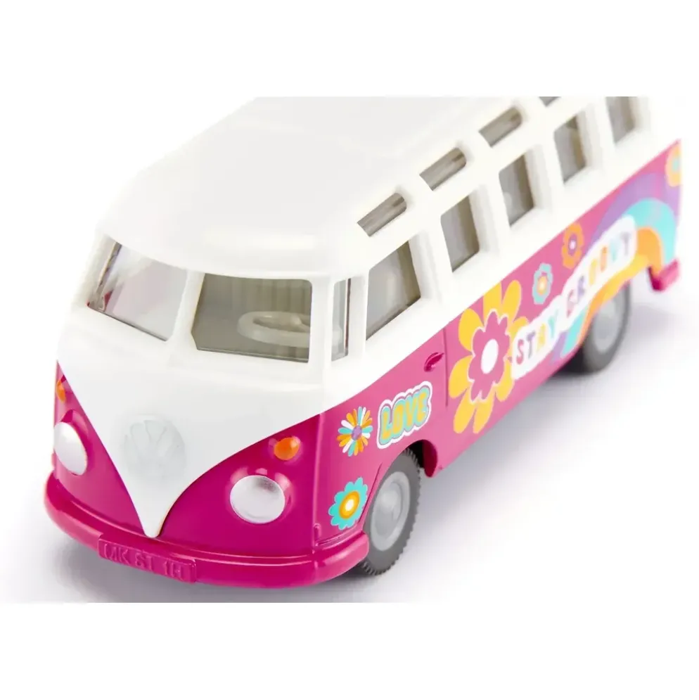 Volkswagen T1 Samba - Rosa - Siku - 9 cm