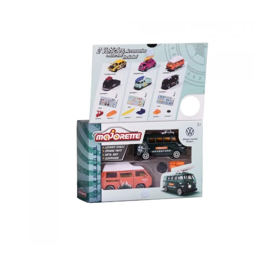 Volkswagen T1 + T3 - Volkswagen The Originals - Majorette