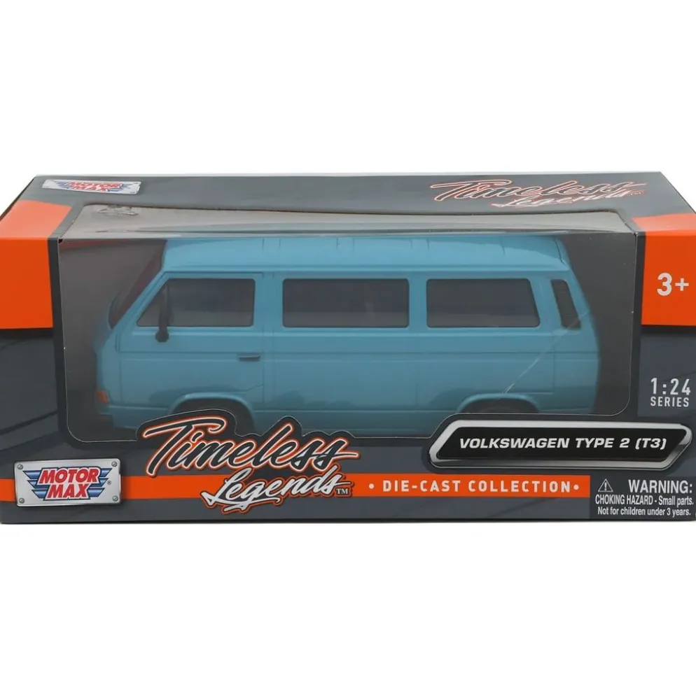 Volkswagen Type 2 (T3) - Blå - Motormax - 1:24