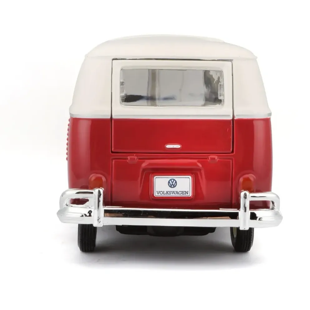 Volkswagen Van "Samba" Bus - Röd - Maisto - 1:25