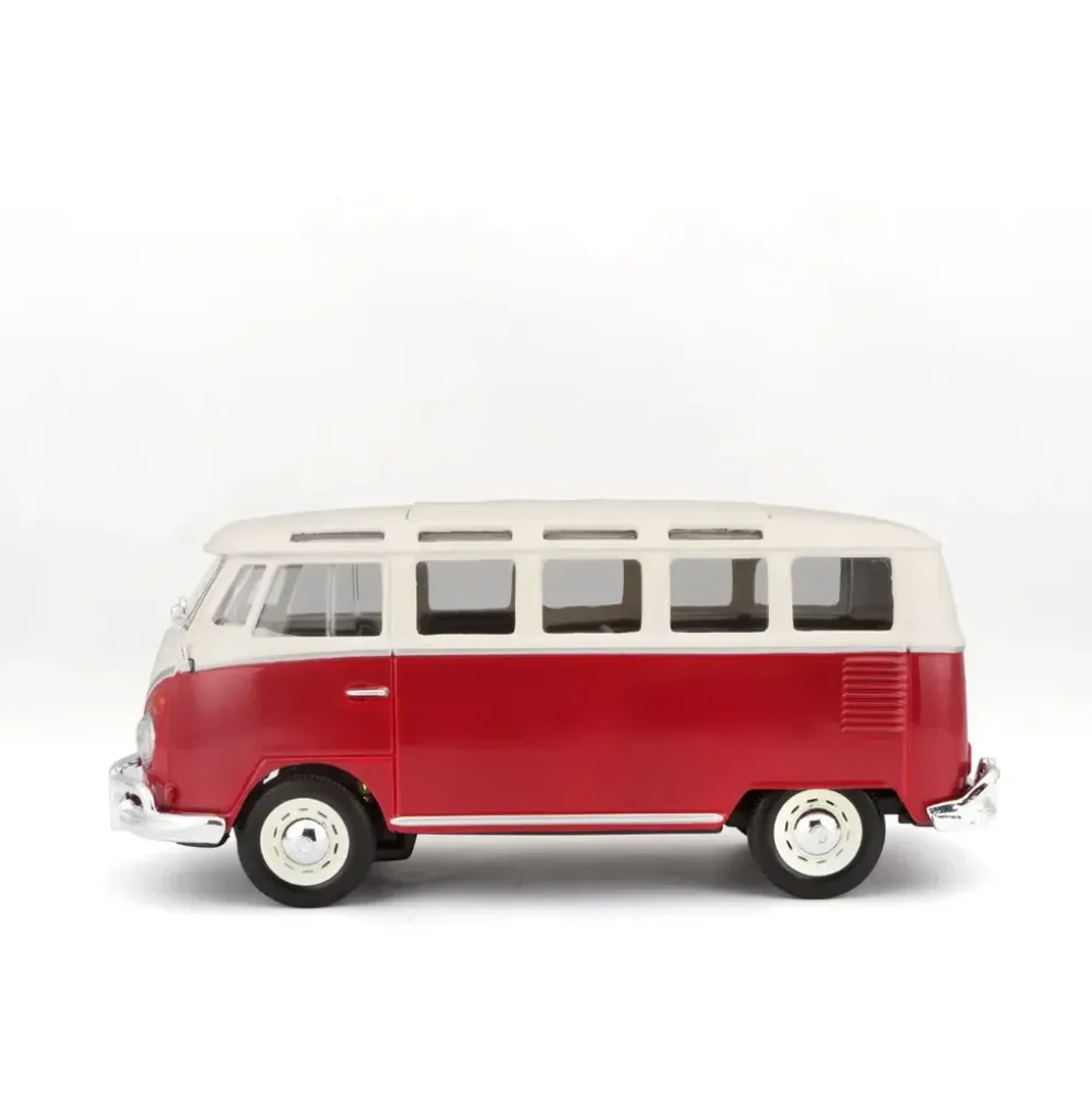 Volkswagen Van "Samba" Bus - Röd - Maisto - 1:25