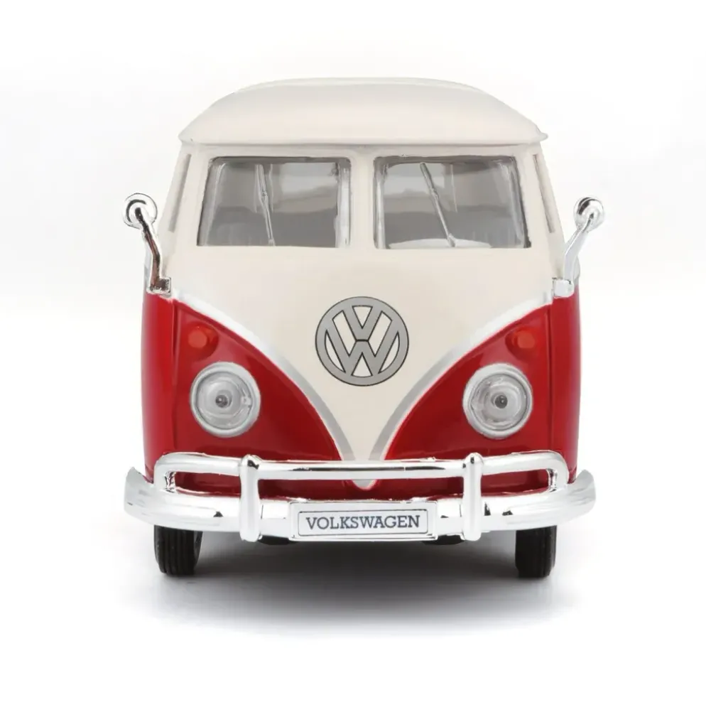 Volkswagen Van "Samba" Bus - Röd - Maisto - 1:25