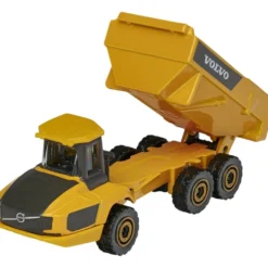 Volvo arbetsfordon - Grävmaskin, dumper, containerbil - Majorette Construction