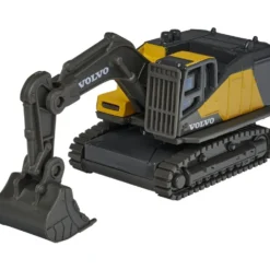 Volvo arbetsfordon - Grävmaskin, dumper, containerbil - Majorette Construction