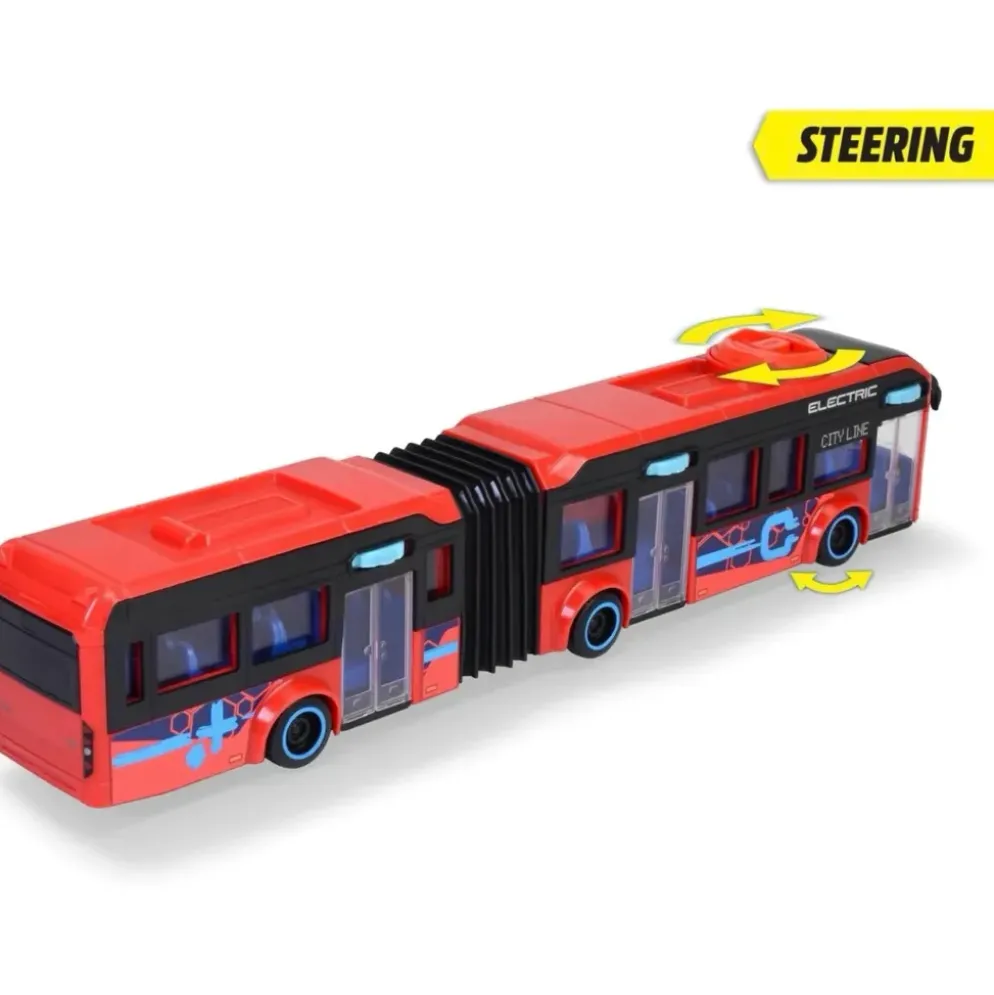 Volvo City Bus - Röd - Dicke Toys - 40 cm