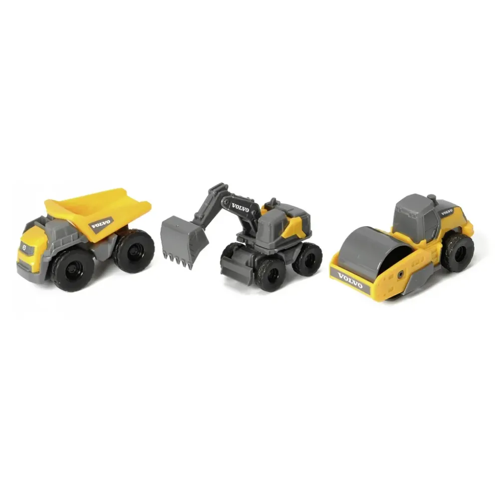 Volvo Construction 3-Pack - Byggfordon - Dickie Toys - 9 cm