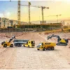 Volvo Construction - 4-pack med leksaksbilar - Majorette