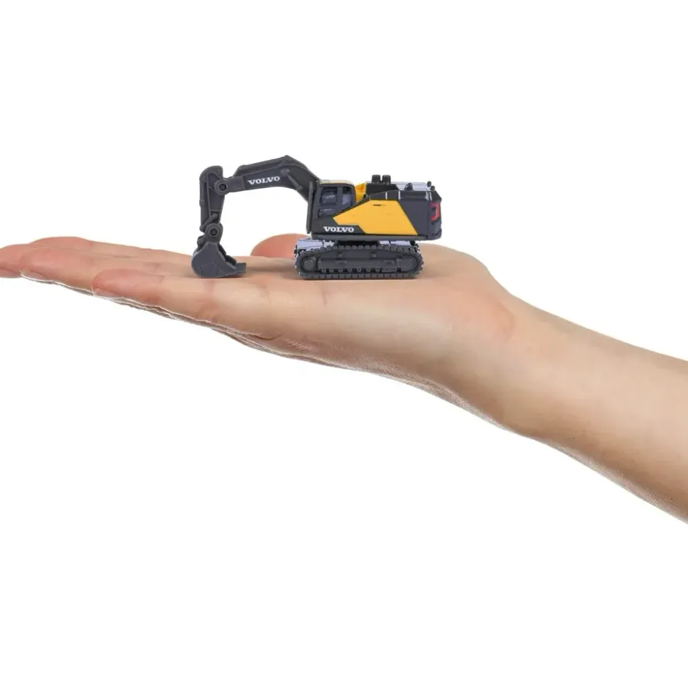 Volvo Construction - 4-pack med leksaksbilar - Majorette