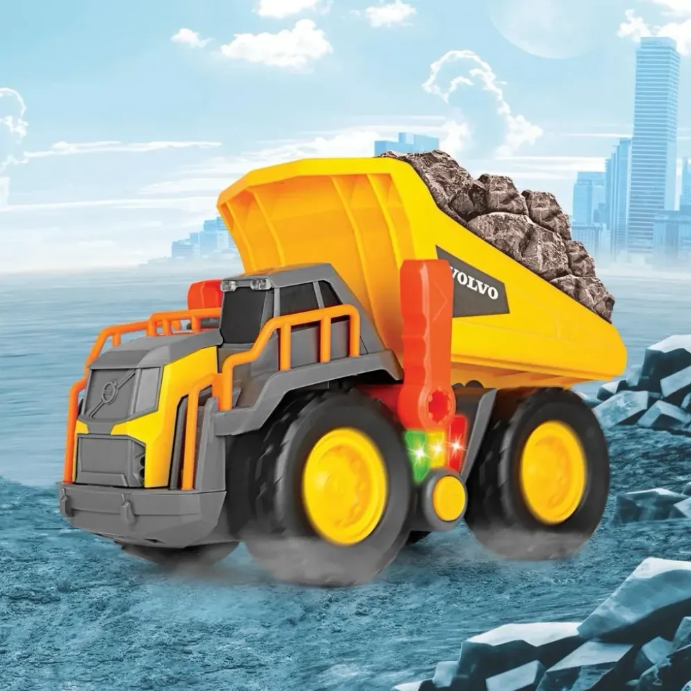 Volvo Dumper - Power Dump Truck - Dickie Toys - 30 cm