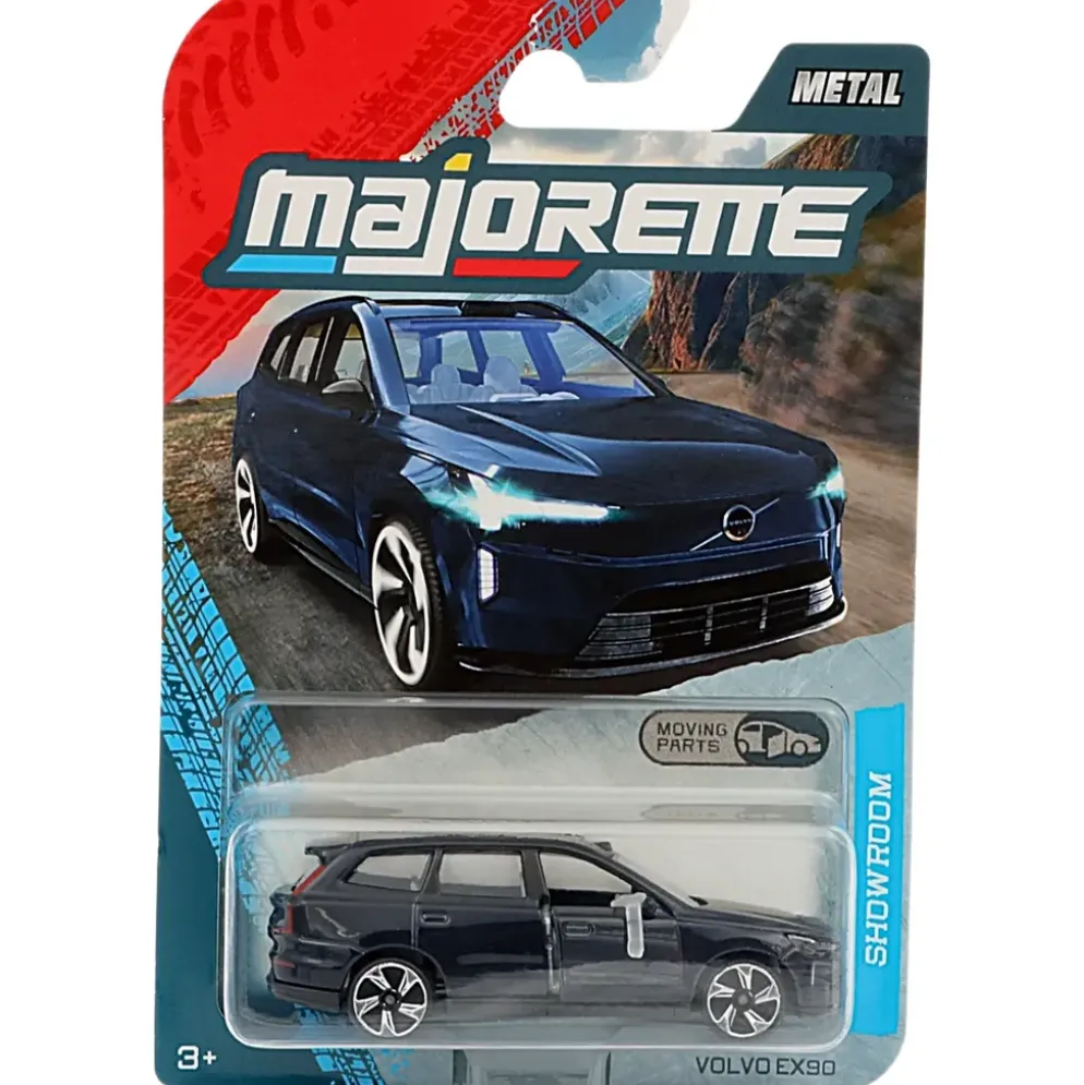 Volvo EX90 - Blå - Showroom Premium Cars - Majorette - 7 cm