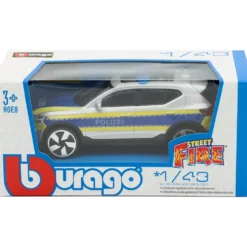 Volvo EX40 - Polisbil Tyskland - Bburago - 10 cm