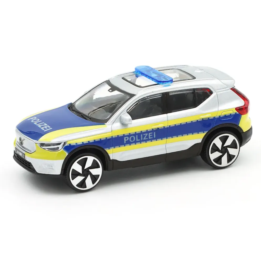 Volvo EX40 - Polisbil Tyskland - Bburago - 10 cm
