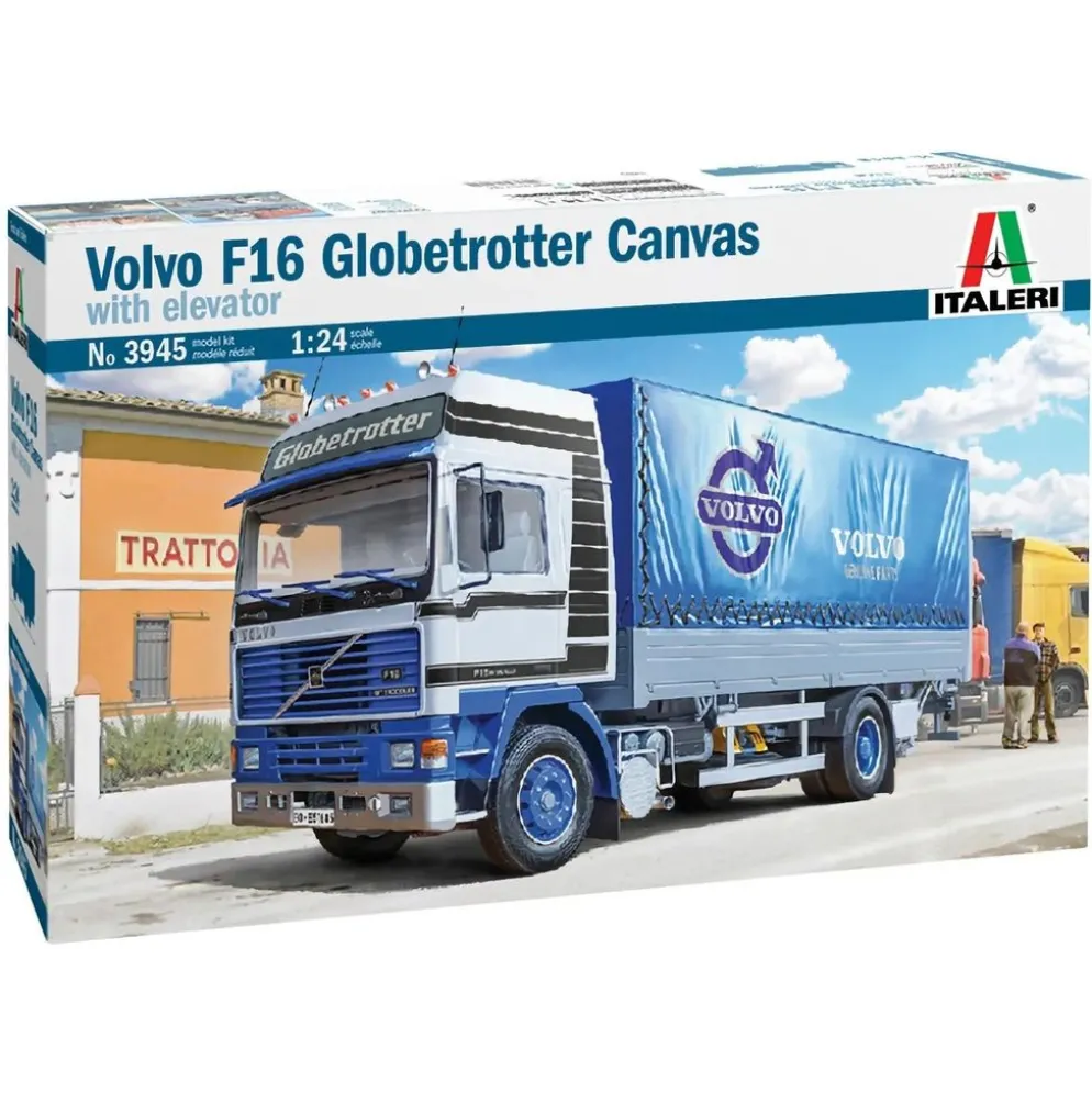Volvo F16 Globetrotter Canvas - 3945 - Italeri - 1:24