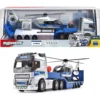 Volvo FH-16 med trailer + Airbus H135 Helikopter - Majorette