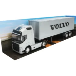 Volvo FH 500 med trailer - Silver - Welly - 1:32 - 49 cm