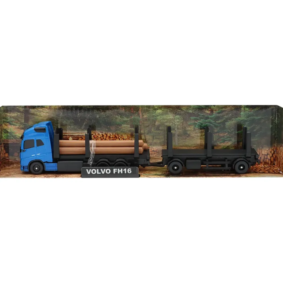 Volvo FH16 750 - Timmerbil - Blå - Maisto - 22 cm