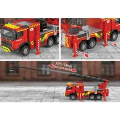 Volvo FMX Brandbil - Truck Fire Engine - Majorette - 19 cm