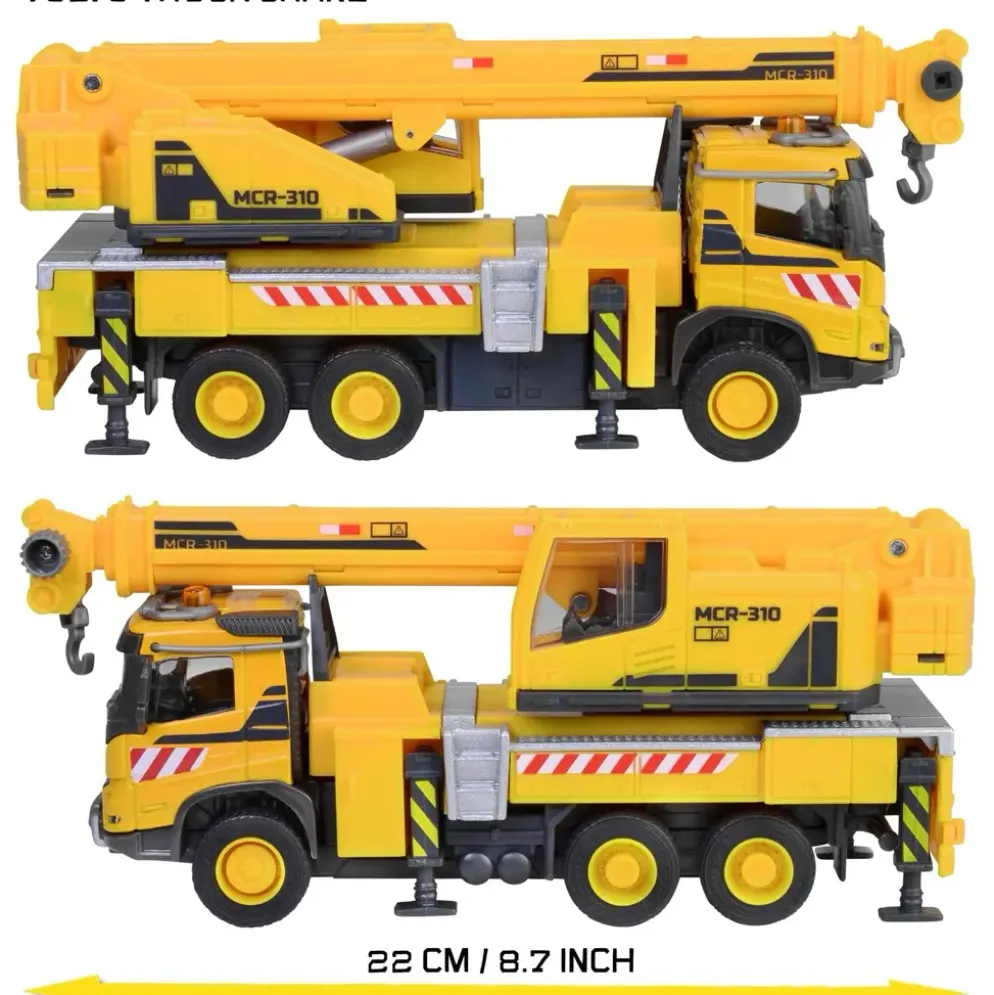 Volvo FMX Kranbil - Truck Crane - Majorette - 19 cm