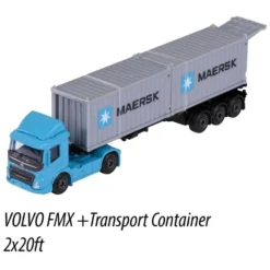 Volvo FMX Transporter Container 2x20 ft - MAERSK - Majorette
