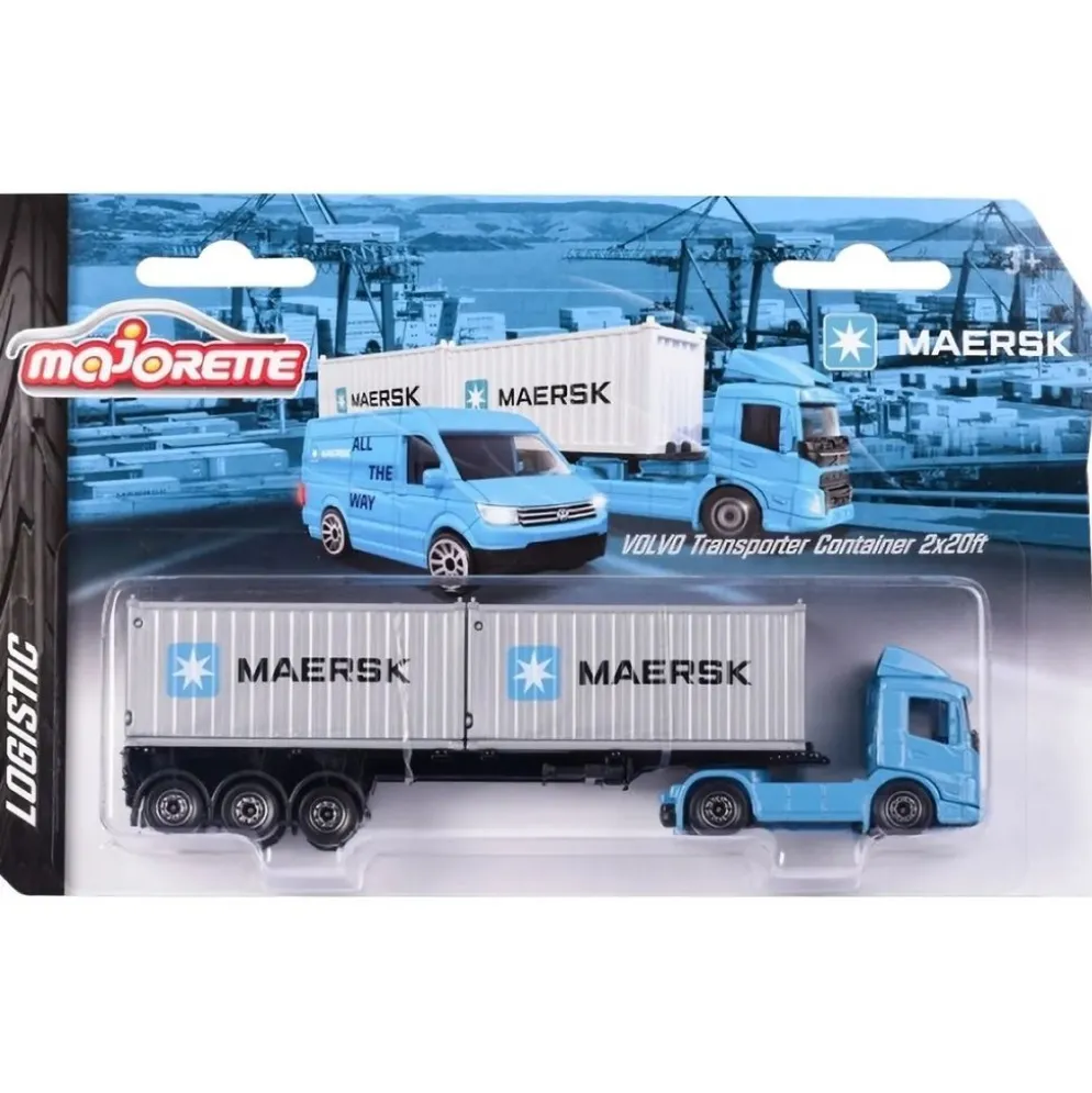 Volvo FMX Transporter Container 2x20 ft - MAERSK - Majorette