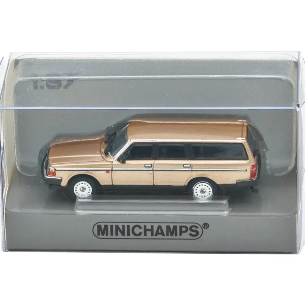 Volvo 240 GL - Kombi - 1986 - Guld - Minichamps - 1:87