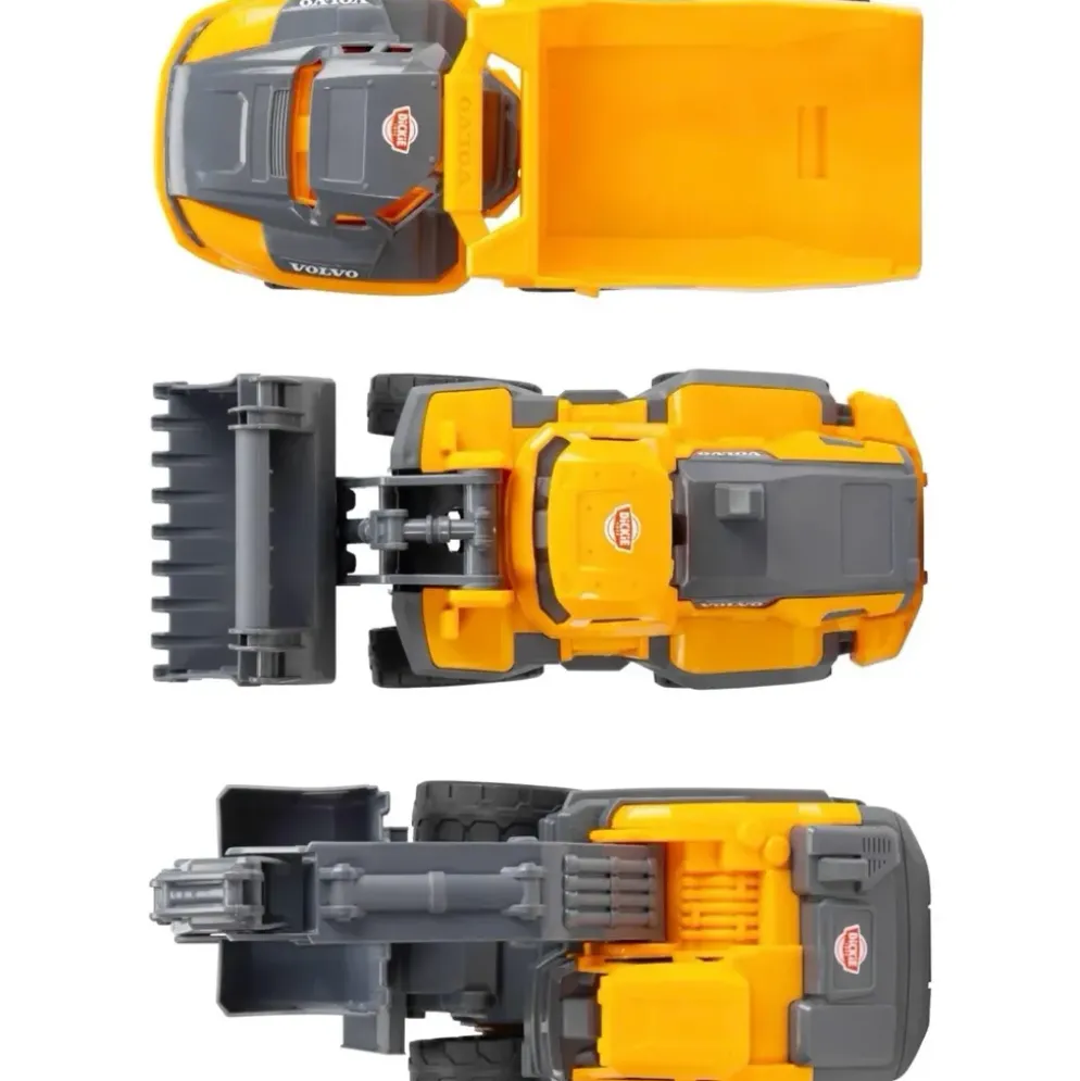 Volvo Grävare Hjullastare Dumper Tough Workers - Dickie Toys