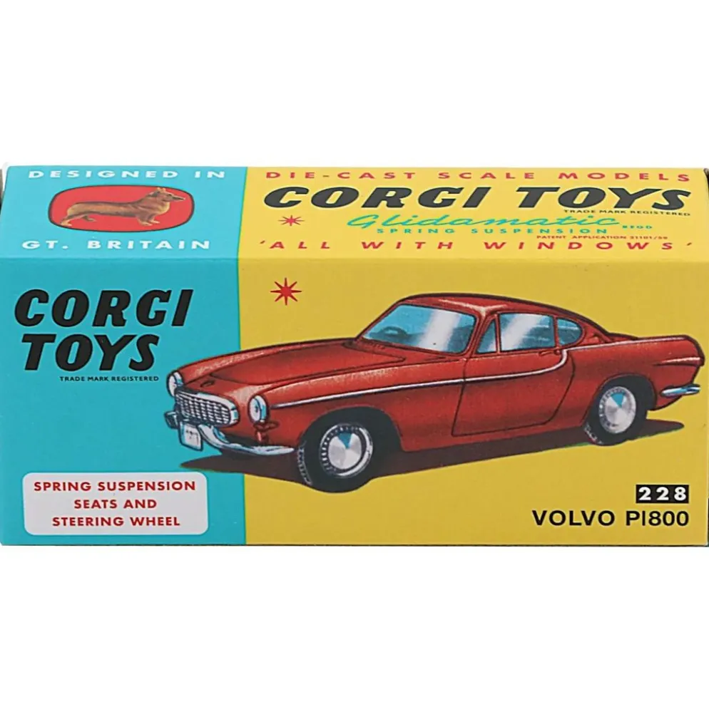 Volvo P1800 - Röd - 228 - Corgi - 1:45