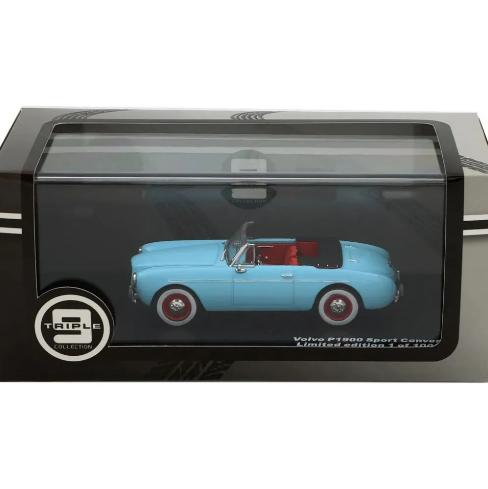 Volvo P1900 Sport Convertible - 1955 - Blå - Triple9 - 1:43
